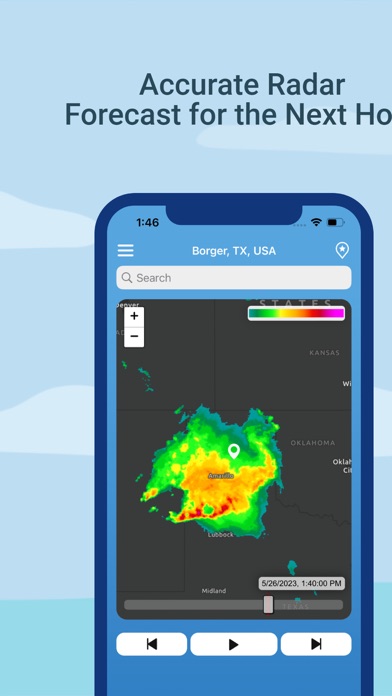 Dark Sky Tech Weather App スクリーンショット